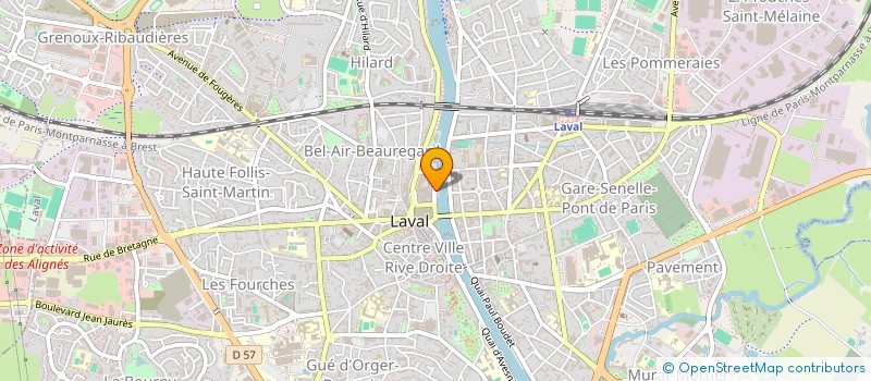 localisation de l'entreprise DODO IMMO à LAVAL