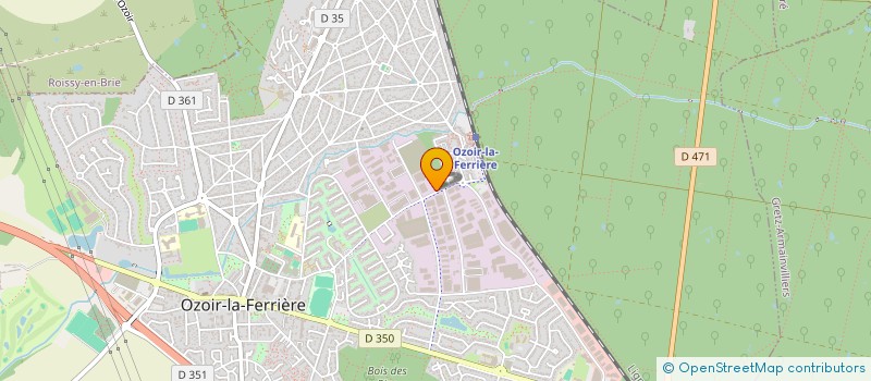 localisation de l'entreprise DODRACO à OZOIR-LA-FERRIERE