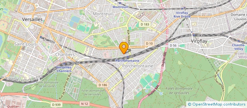 localisation de l'entreprise DODS à VERSAILLES
