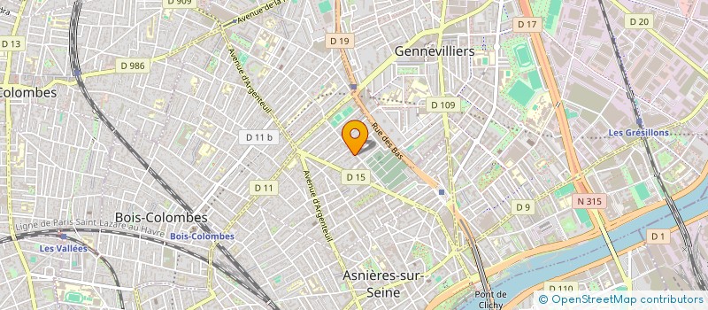 localisation de l'entreprise DODU à ASNIERES-SUR-SEINE