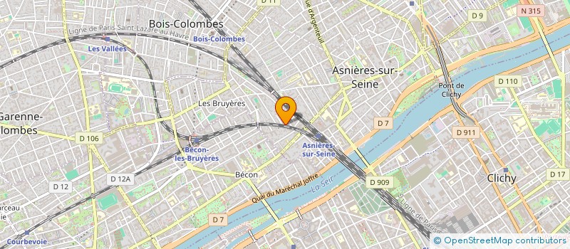 localisation de l'entreprise DODU  ASNIERES-SUR-SEINE