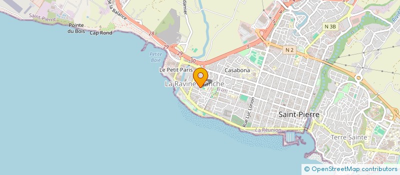 localisation de l'entreprise DODUS LAVAGE à SAINT-PIERRE