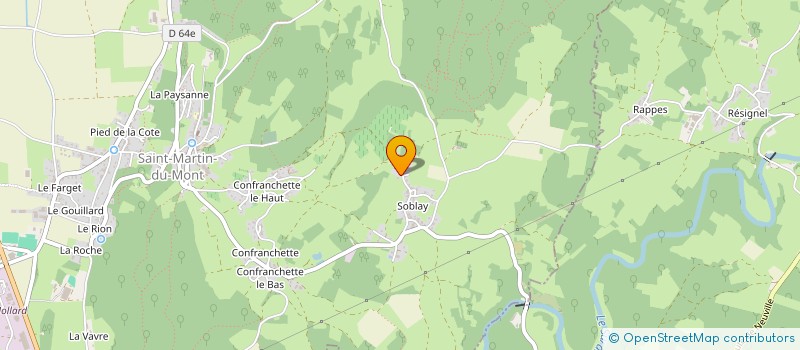 localisation de l'entreprise DOELLO  SAINT-MARTIN-DU-MONT