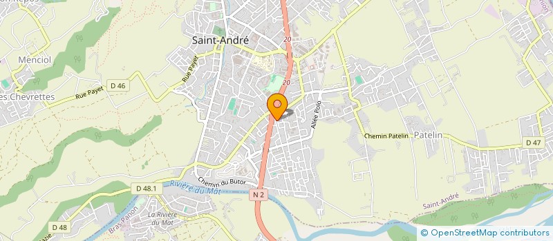 localisation de l'entreprise DOELO à SAINT-ANDRE