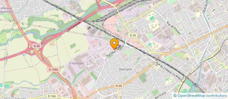 localisation de l'entreprise DOERKEN à MULHOUSE