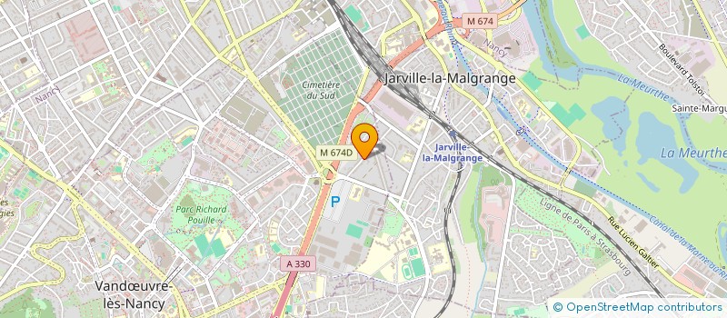 localisation de l'entreprise DOERLER MESURES à VANDŒUVRE-LES-NANCY