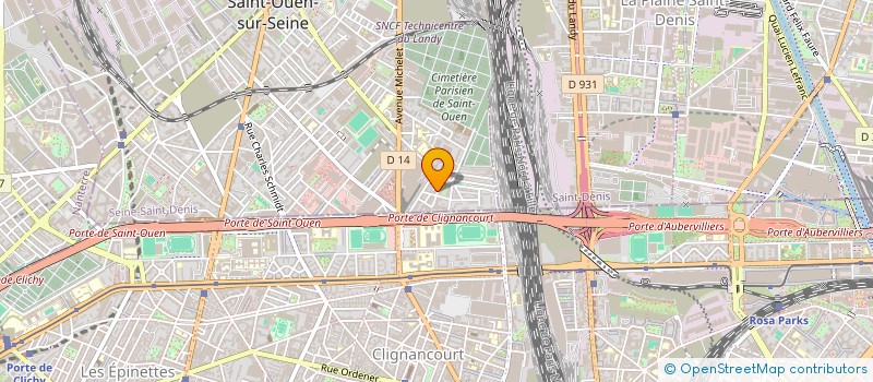 localisation de l'entreprise DOERR CLEAN 1 SASU à SAINT-OUEN-SUR-SEINE