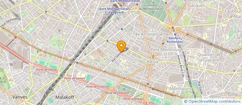 localisation de l'entreprise DOFA  PARIS