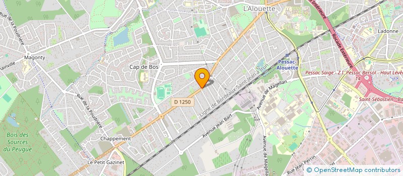 localisation de l'entreprise DOFALA  PESSAC