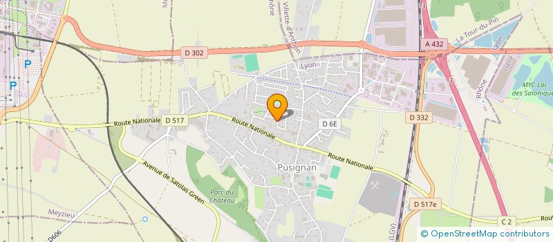 localisation de l'entreprise DOFICO  PUSIGNAN