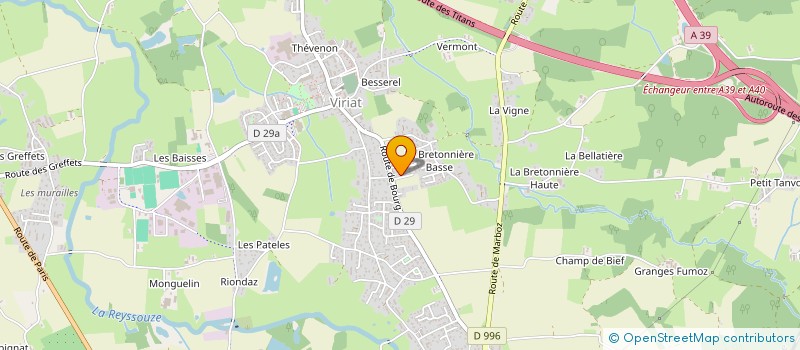 localisation de l'entreprise DOFUSA FRANCE à VIRIAT