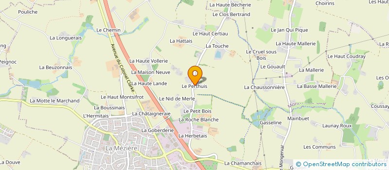 localisation de l'entreprise DOFUSSIMMO  LA MEZIERE