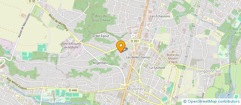 localisation de l'entreprise DOG ACADEMY CLUB  MONTLHERY