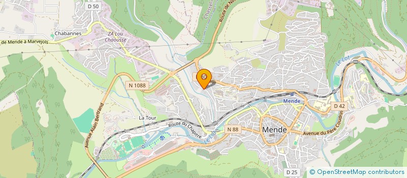 localisation de l'entreprise DOG ACADEMY LOZERIENNE à MENDE