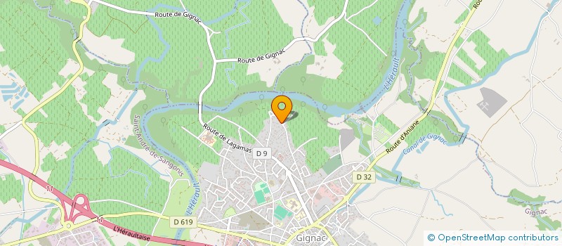 localisation de l'entreprise DOG'CCITANIE  GIGNAC