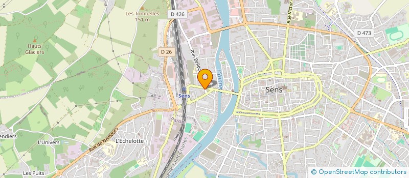localisation de l'entreprise DOG FAST WASH à SENS