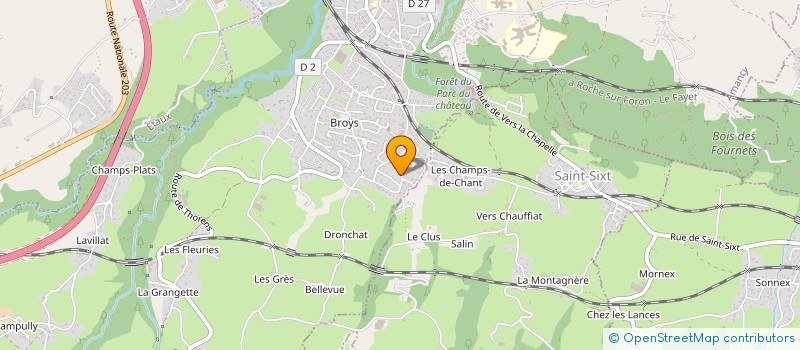 localisation de l'entreprise DOG HOLDING  LA ROCHE-SUR-FORON