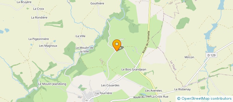 localisation de l'entreprise DOG - IMPACT  VOUSSAC