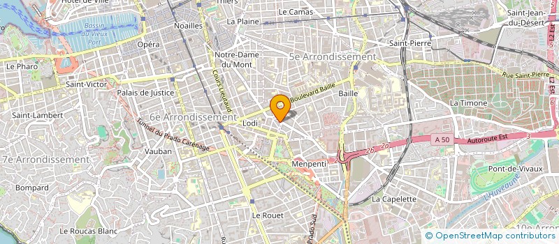 localisation de l'entreprise DOG LIFE PROJECT  MARSEILLE