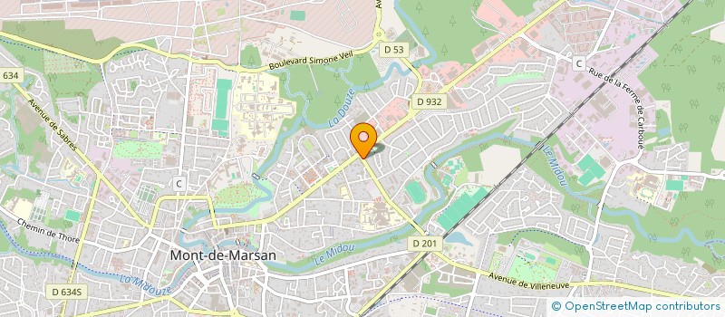 localisation de l'entreprise DOG PROTECTION  MONT-DE-MARSAN