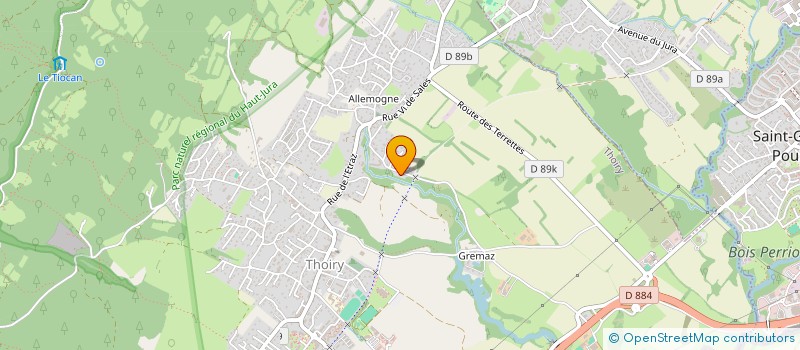 localisation de l'entreprise DOG'S ANGELS AND CO  THOIRY