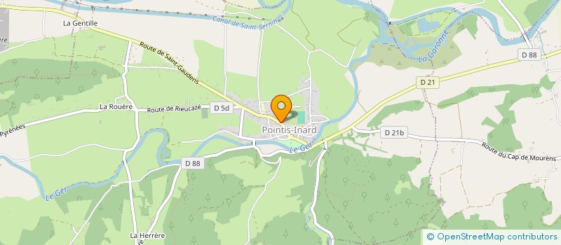 localisation de l'entreprise DOG'S BEAUTY  POINTIS-INARD