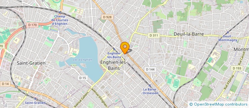 localisation de l'entreprise DOG S PARADISE  ENGHIEN LES BAINS