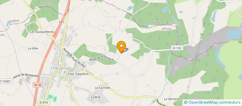 localisation de l'entreprise DOG'S TRAINING CLUB CANIN 17  BEDENAC