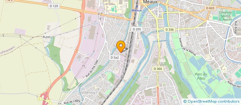 localisation de l'entreprise DOG'S WORLD  VILLENOY