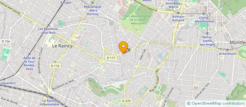 localisation de l'entreprise DOG SECURITE PRIVEE à CLICHY-SOUS-BOIS