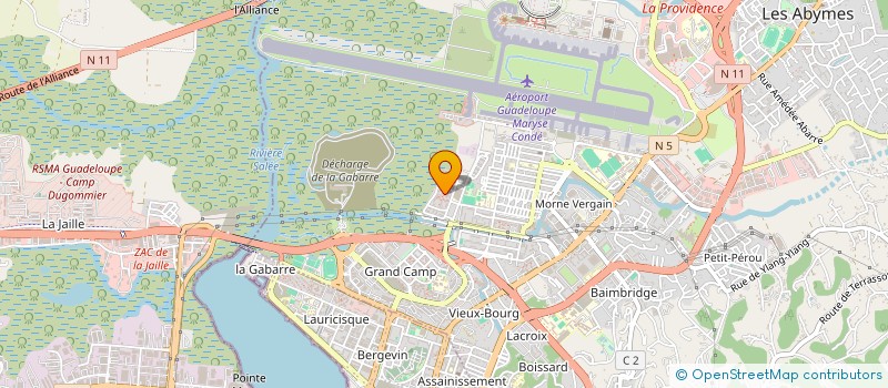 localisation de l'entreprise DOG SECURITE PRIVEE  LES ABYMES