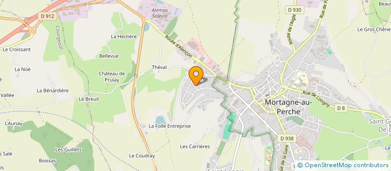 localisation de l'entreprise DOGA à SAINT-LANGIS-LES-MORTAGNE