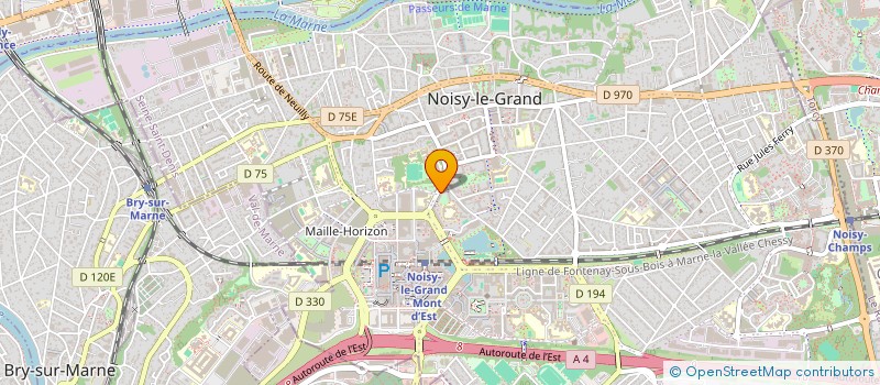 localisation de l'entreprise DOGA TRANS EXPRESS  NOISY-LE-GRAND