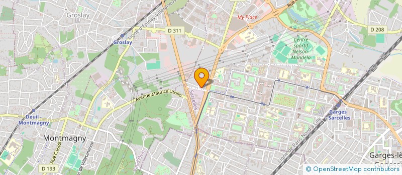 localisation de l'entreprise DOGAL FOOD à SARCELLES