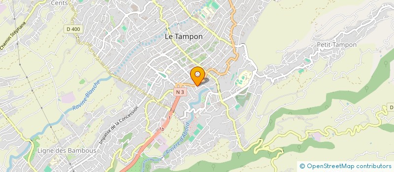 localisation de l'entreprise DOGALI à LE TAMPON