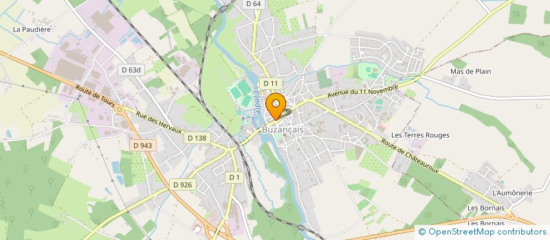 localisation de l'entreprise DOGAMAZO à BUZANCAIS