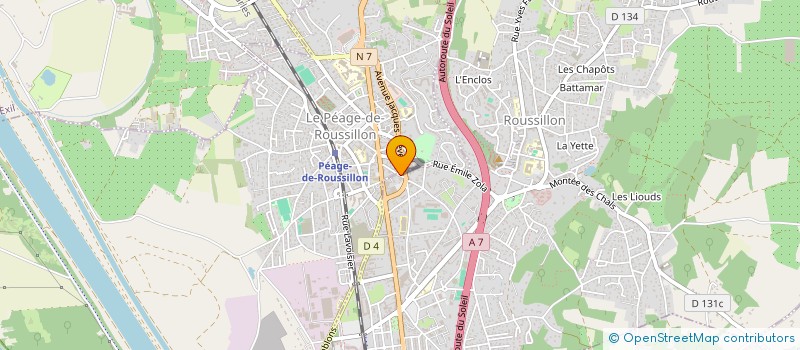 localisation de l'entreprise DOGAN  ROUSSILLON