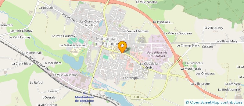 localisation de l'entreprise DOGAN DONER à MONTAUBAN-DE-BRETAGNE