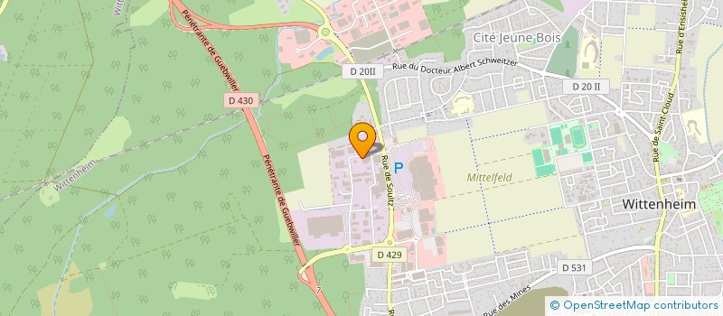 localisation de l'entreprise DOGAN FRERES  WITTENHEIM