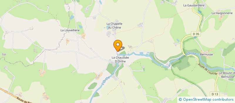 localisation de l'entreprise DOGAYOGA  VIMARTIN-SUR-ORTHE