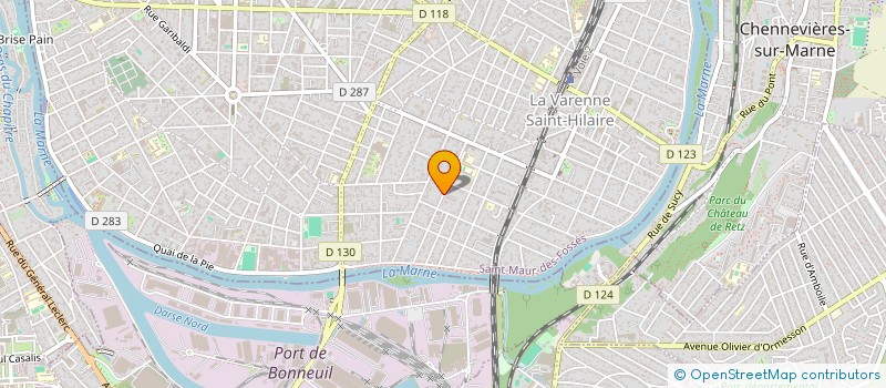 localisation de l'entreprise DOGBOT COMMUNICATION à SAINT-MAUR-DES-FOSSES