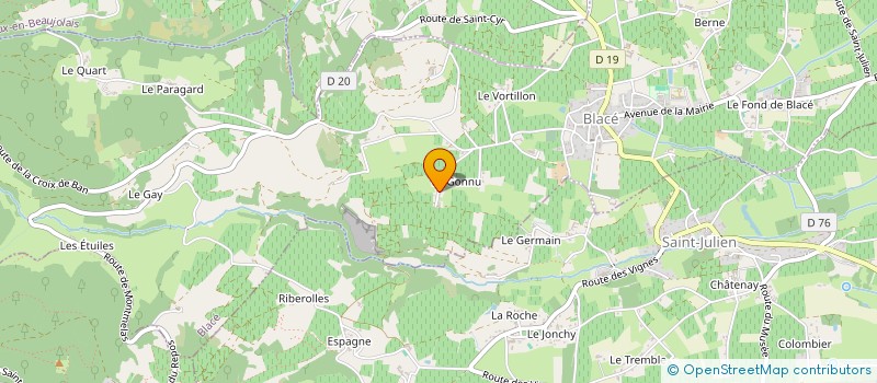 localisation de l'entreprise DOGEFREM  SAINT-GEORGES-DE-RENEINS