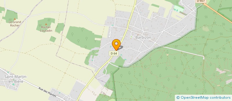 localisation de l'entreprise DOGES INVEST  BARBIZON