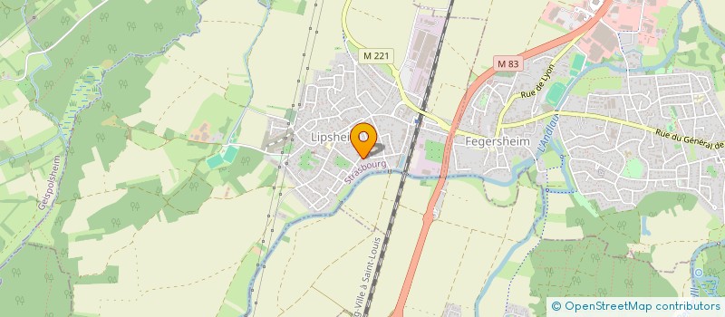 localisation de l'entreprise DOGGYPARK  LIPSHEIM