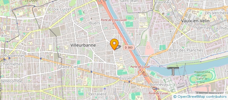 localisation de l'entreprise DOGGYWORKY  VILLEURBANNE