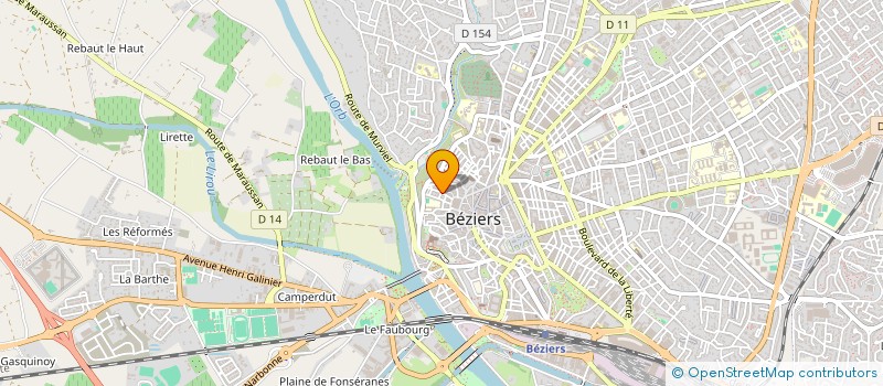 localisation de l'entreprise DOGMA FILMS SARL  BEZIERS