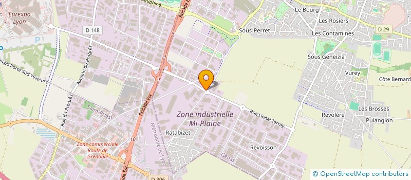 localisation de l'entreprise DOGO  GENAS