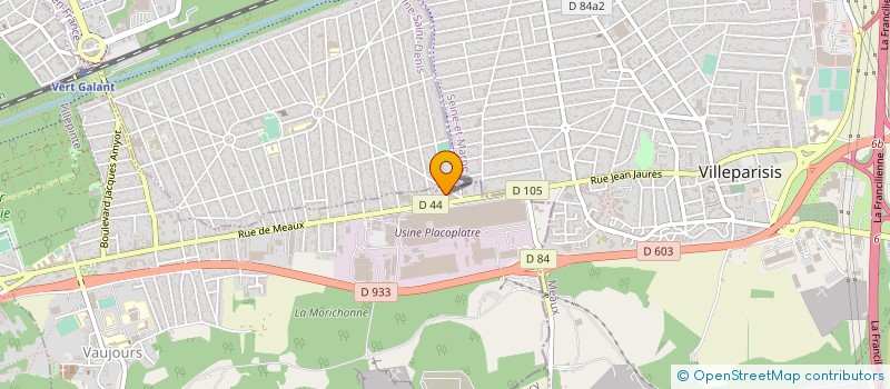 localisation de l'entreprise DOGONEY COLIS EXPRESS à VAUJOURS