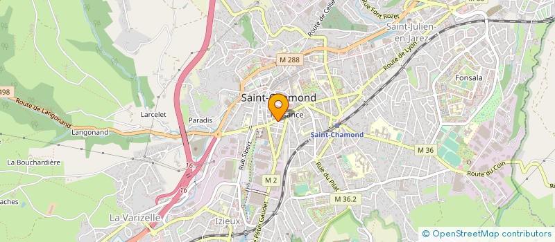 localisation de l'entreprise DOGS & CIE à SAINT-CHAMOND