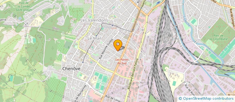 localisation de l'entreprise DOGS DIJON à CHENOVE